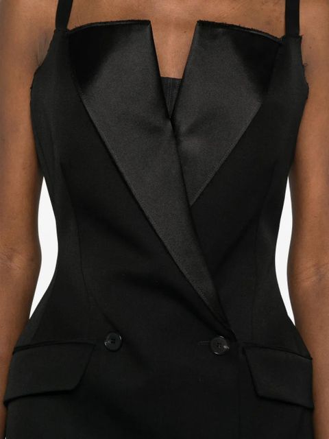 Givenchy double-breasted mini dress - Black