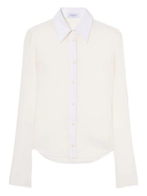 Off-White long-sleeve shirt - Neutrals - zdjęcie produktu nr 1