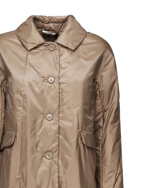 Max Mara button-fastening quilted jacket - Brown