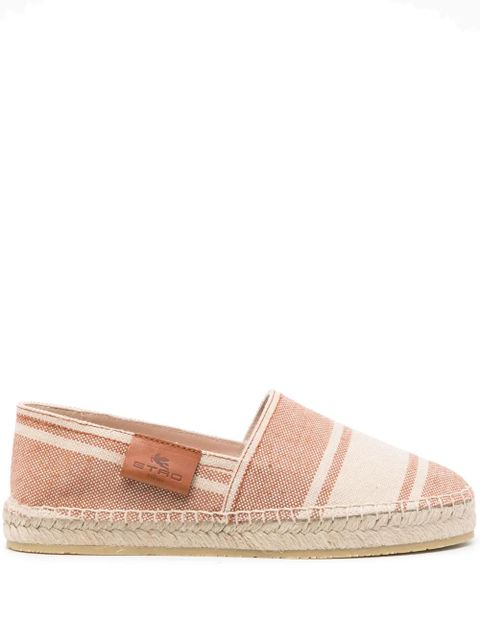 ETRO striped canvas espadrilles - Neutrals - zdjęcie produktu nr 1