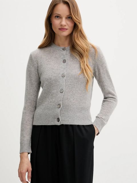 Joop! kardigan kaszmirowy damski kolor szary lekki 30044783 - zdjęcie produktu nr 1