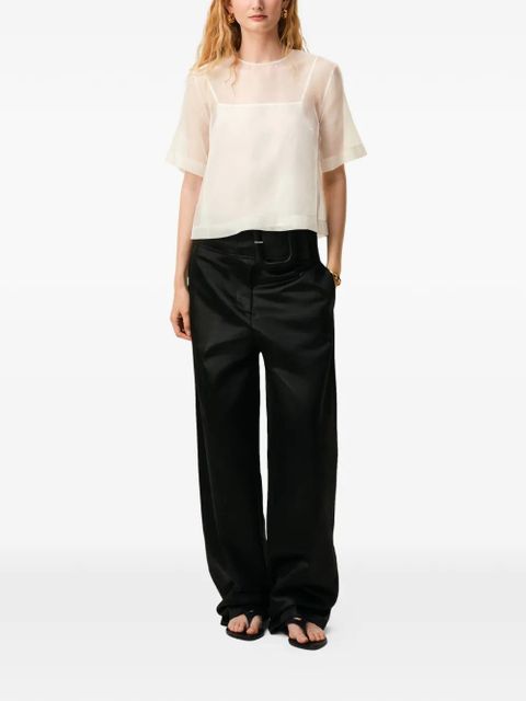 AMI Paris sheer top - White - zdjęcie produktu nr 2