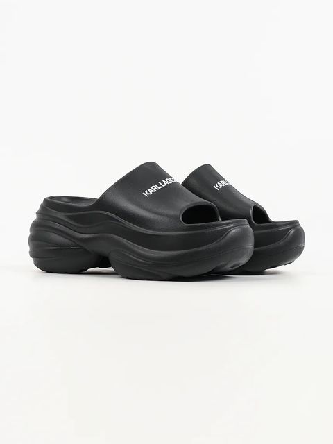 Karl Lagerfeld klapki na platformie damskie Kontour Slide - zdjęcie produktu nr 1