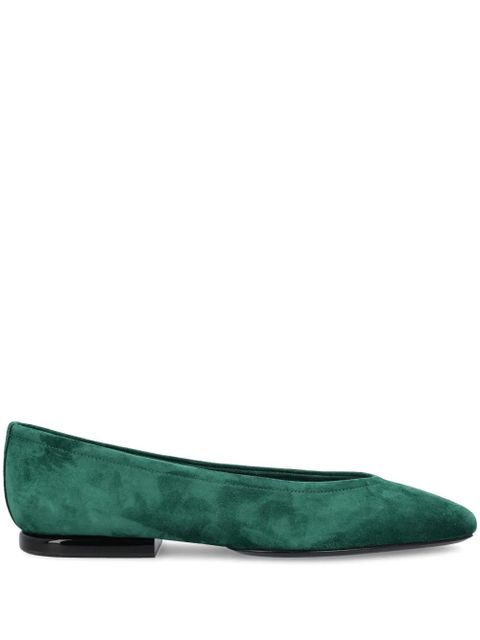 Loro Piana Primula leather ballerina flats - Green - zdjęcie produktu nr 1