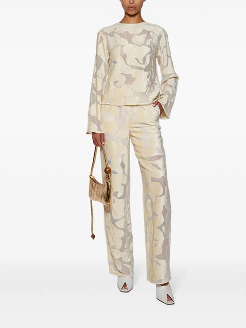 LouLou de Saison floral blouse - Neutrals