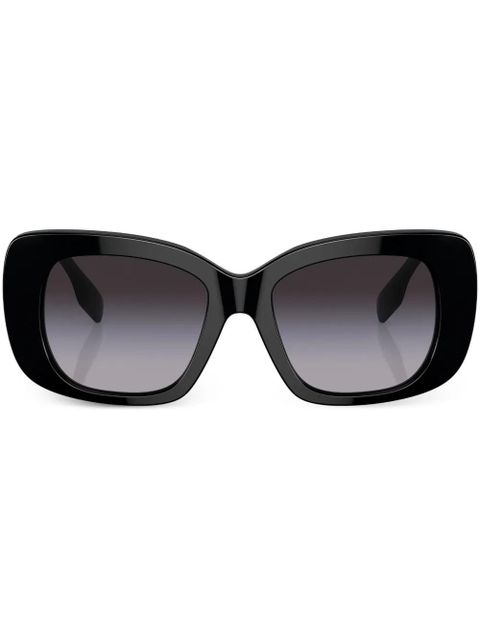 Burberry Eyewear logo-print square-frame sunglasses - Black - zdjęcie produktu nr 1