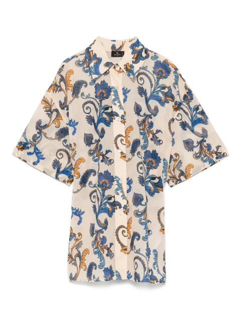 ETRO floral-print shirt - Blue - zdjęcie produktu nr 1