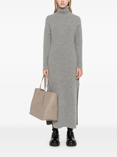 Golden Goose ribbed-knit knitted dress - Grey