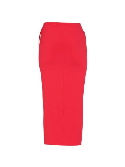 Self-Portrait Jersey skirt - Red