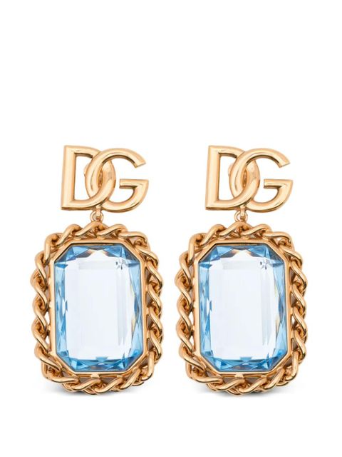 Dolce & Gabbana chain detail drop earrings - Gold - zdjęcie produktu nr 1