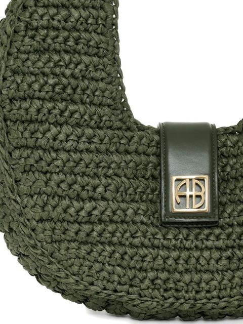 ANINE BING monogram lou tote bag - Green