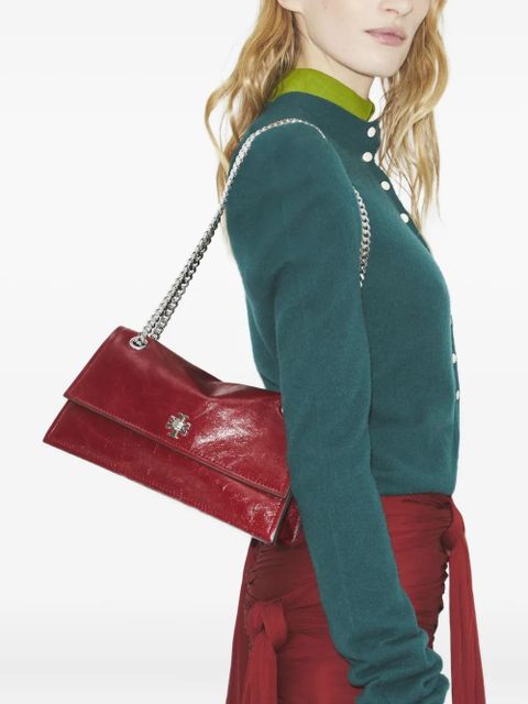 Tory Burch Kira logo-lock shoulder bag - Red - zdjęcie produktu nr 2