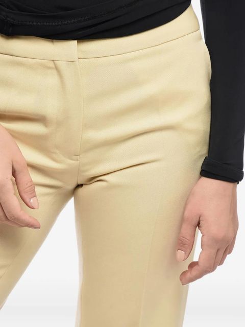 Jil Sander front-pleat wool trousers - Yellow