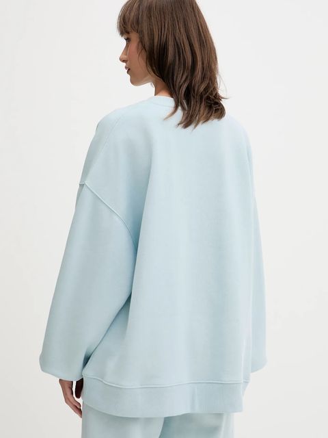 Rotate bluza bawełniana damska kolor niebieski z aplikacją 114376184 - zdjęcie produktu nr 2