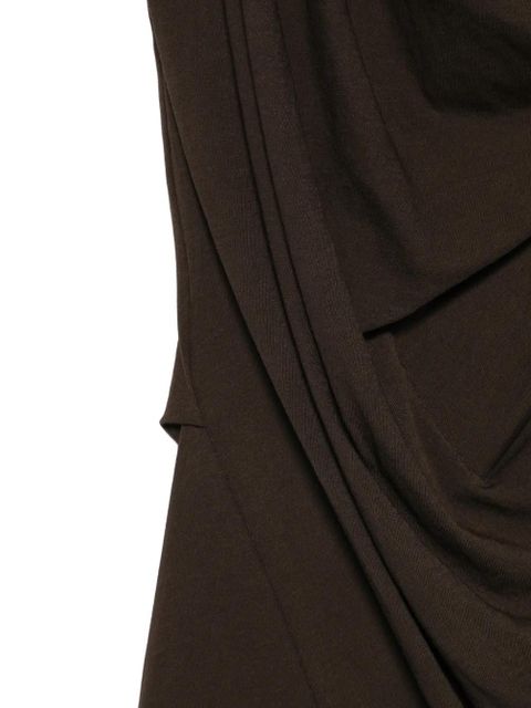 ENTIRE STUDIOS draped mini dress - Brown