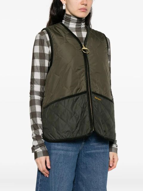 Barbour quilted borg-lined vest - Green
