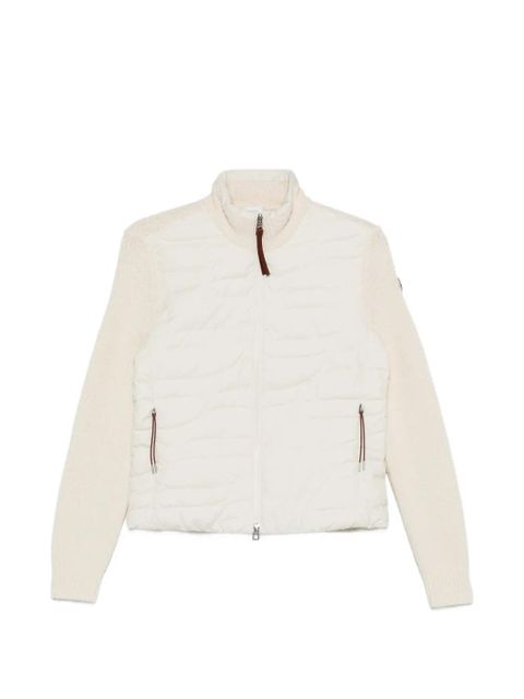 Moncler high-neck zip-up puffer jacket - Neutrals - zdjęcie produktu nr 1