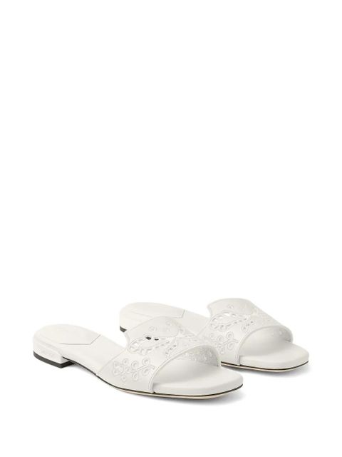 Jimmy Choo Ariane flat sandals - White - zdjęcie produktu nr 2