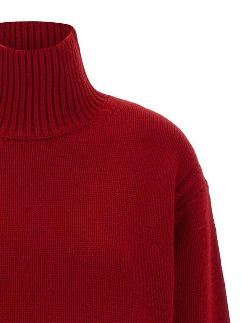 Guest In Residence Cozy turtleneck ribbed sweater - Red - zdjęcie produktu nr 2