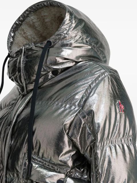 Moncler Grenoble hooded puffer jacket - Silver