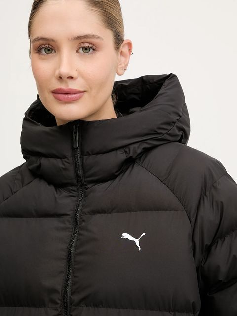 Puma kurtka kolor czarny zimowa 688384