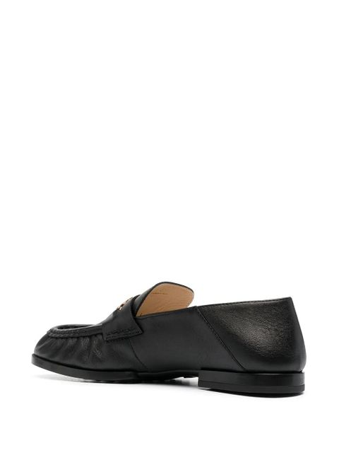 Tod's chain-link detail loafers - Black