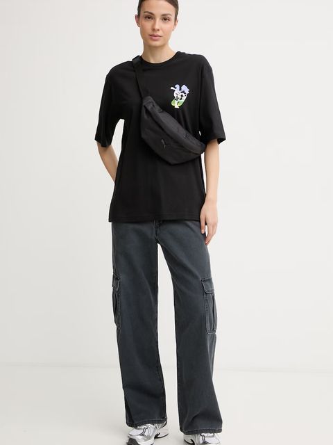 Puma T-shirt damski z bawełną Graphics Psychoflower - zdjęcie produktu nr 1