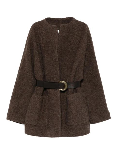 Ba&Sh Claudy belted coat - Brown - zdjęcie produktu nr 1