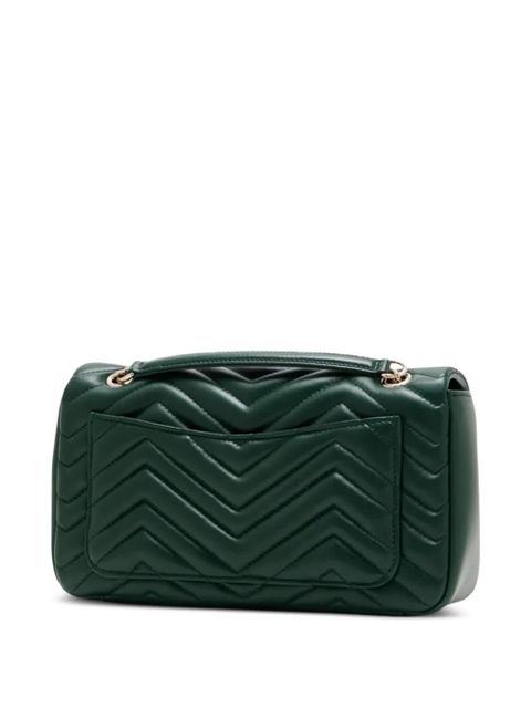 Gucci medium GG Marmont chevron shoulder bag - Green - zdjęcie produktu nr 2