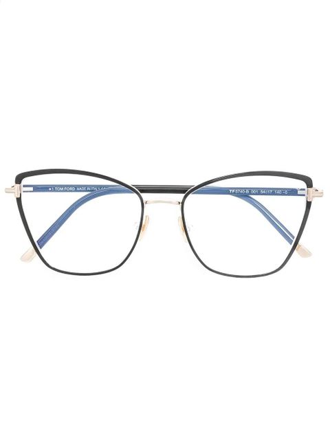 TOM FORD Eyewear cat-eye optical glasses - Black - zdjęcie produktu nr 1