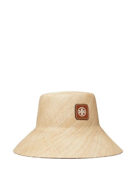 Tory Burch straw bucket hat - Neutrals - zdjęcie produktu nr 1