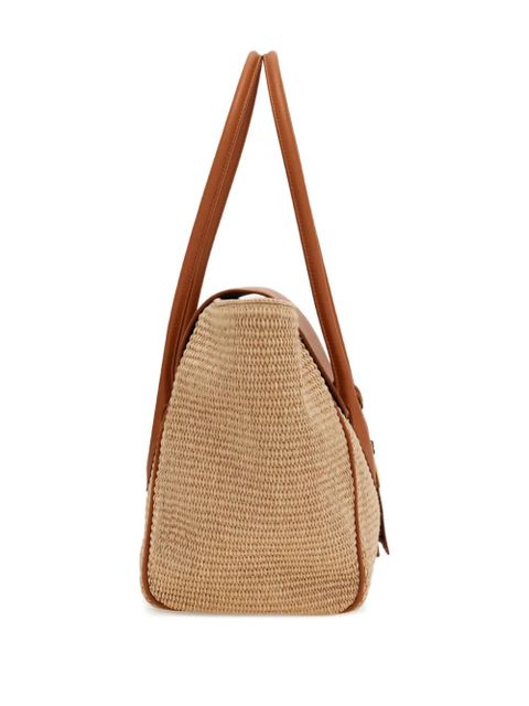 Ferragamo large East-West tote bag - Neutrals