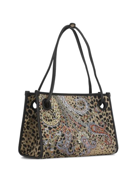 ETRO paisley-print shoulder bag - Neutrals