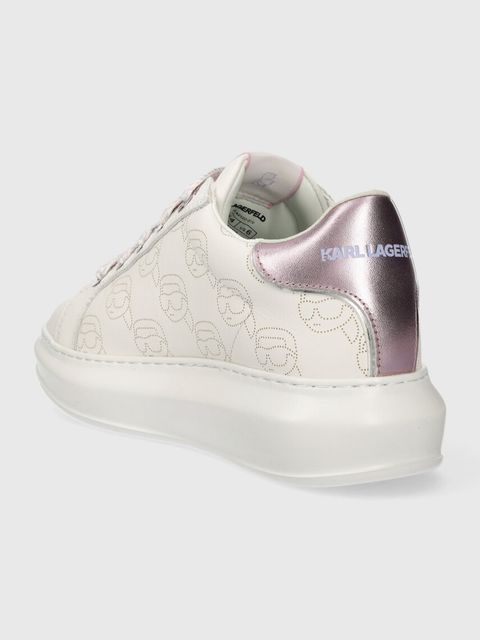 Karl Lagerfeld sneakersy skórzane KAPRI NFT kolor biały KL62522