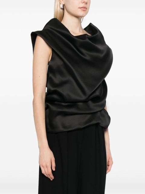 KHAITE Luola top - Black