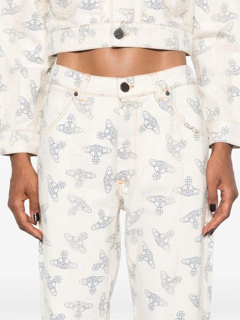 Vivienne Westwood Ranch straight-leg jeans - Neutrals