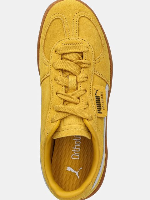 Puma sneakersy zamszowe Palermo Cobalt Glaze kolor żółty 396463