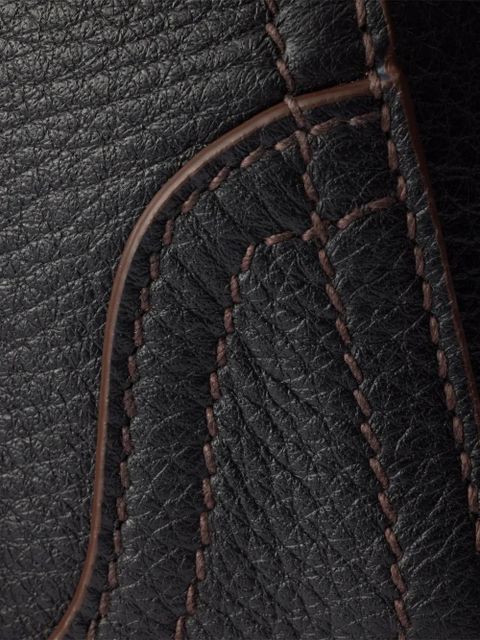 Prada large leather tote bag - Black