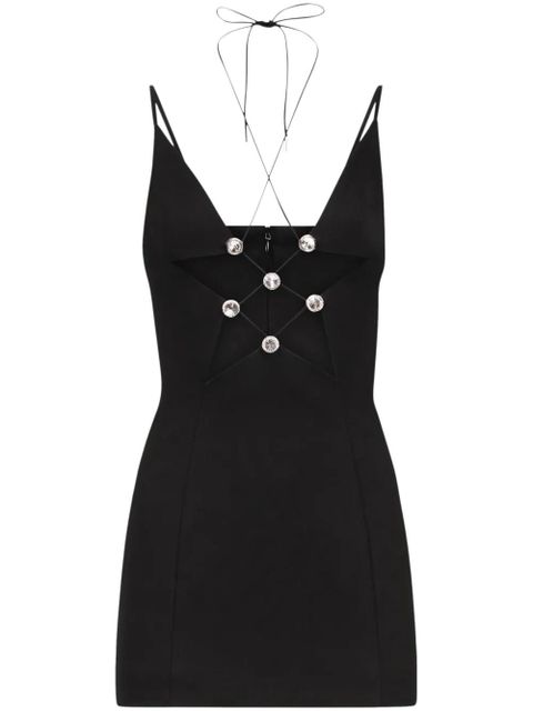 AREA cut out sleeveless mini dress - Black - zdjęcie produktu nr 1