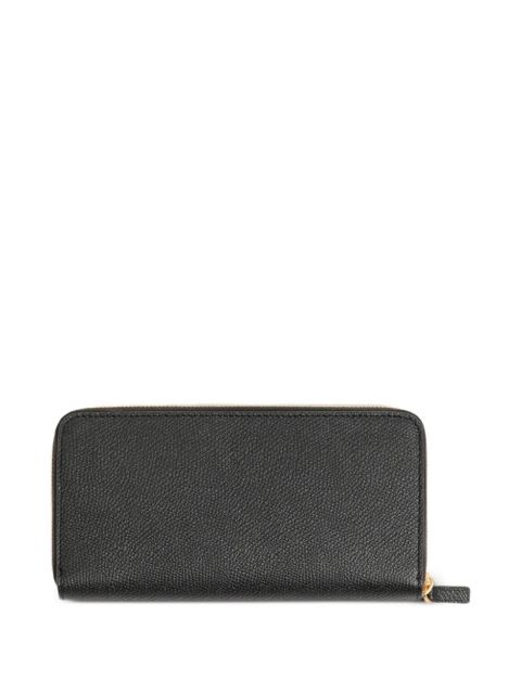 Valentino Garavani VLogo Signature zip wallet in grainy calfskin - Black - zdjęcie produktu nr 2