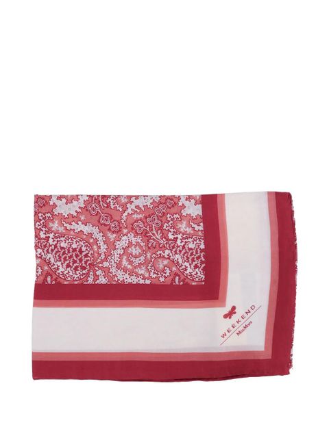 Weekend Max Mara paisley-print scarf - Pink - zdjęcie produktu nr 1