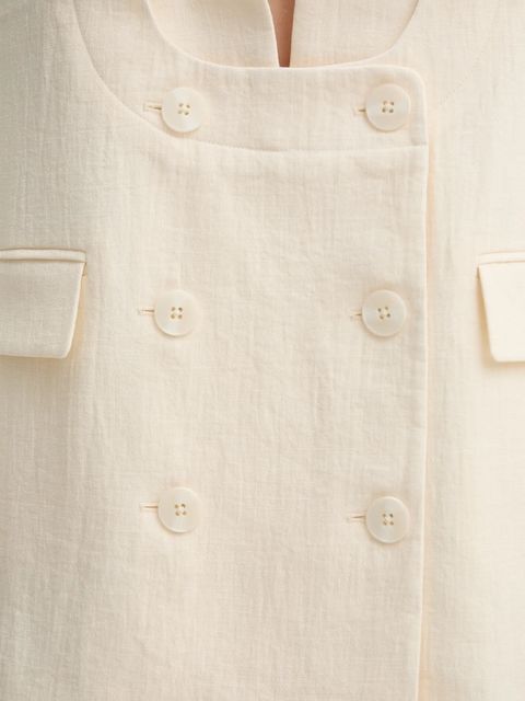 MUNTHE marynarka FIROZ kolor beżowy jednorzędowa gładka 251151925112