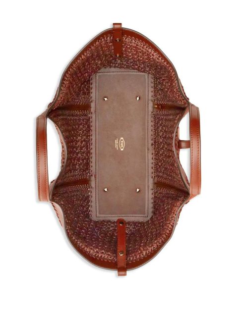 Tod's medium T Timeless tote bag - Brown