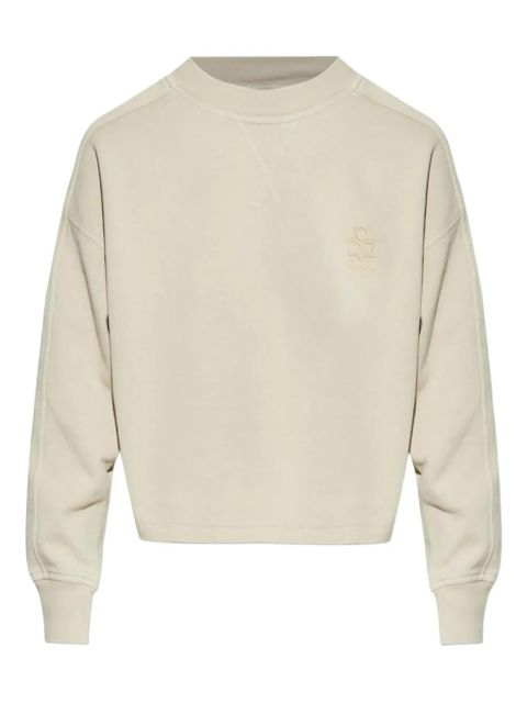 MARANT ÉTOILE Sunny embroidered sweatshirt - Neutrals - zdjęcie produktu nr 1