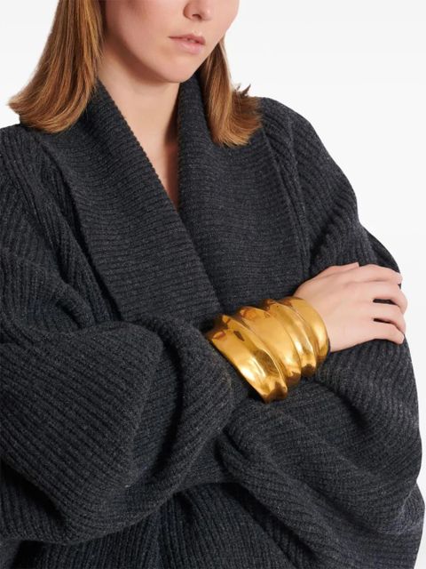 Balmain bamboo-shaped gold bracelet - zdjęcie produktu nr 2