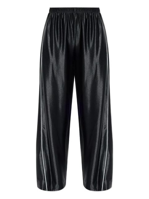 Alexander Wang elasticated-waistband trim-detal trousers - Black - zdjęcie produktu nr 1