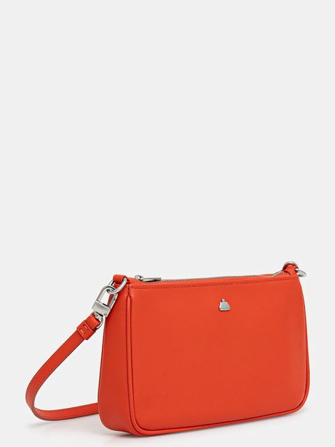 Weekend Max Mara torebka skórzana AENTRATA kolor pomarańczowy 2615711014600 - zdjęcie produktu nr 2