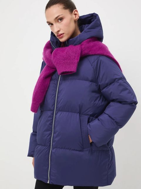 Medicine kurtka puchowa damska kolor fioletowy zimowa oversize - zdjęcie produktu nr 2