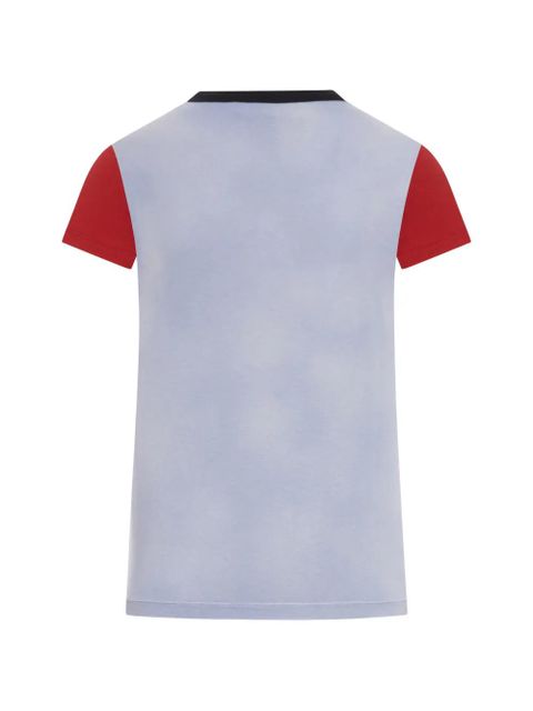 Valentino Garavani colour-block T-shirt - Purple - zdjęcie produktu nr 2