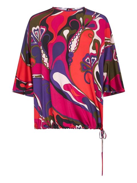 PUCCI Orchidee-print blouse - Red - zdjęcie produktu nr 2